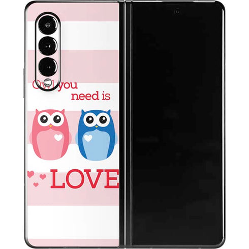 Owl Is All You Need Galaxy Z Fold3 5G Skin